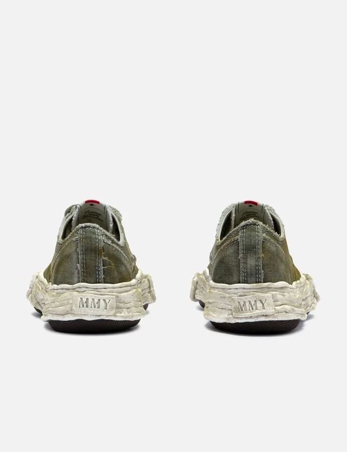 "PETERSON23" OG Sole Washed Denim Low-top Sneaker - Image 3