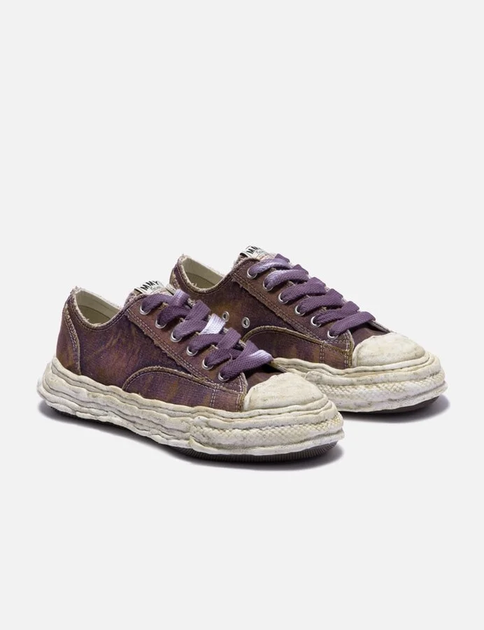 "PETERSON23" OG Sole Washed Denim Low-top Sneaker - Image 4