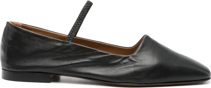 Petina leather ballerina shoes
