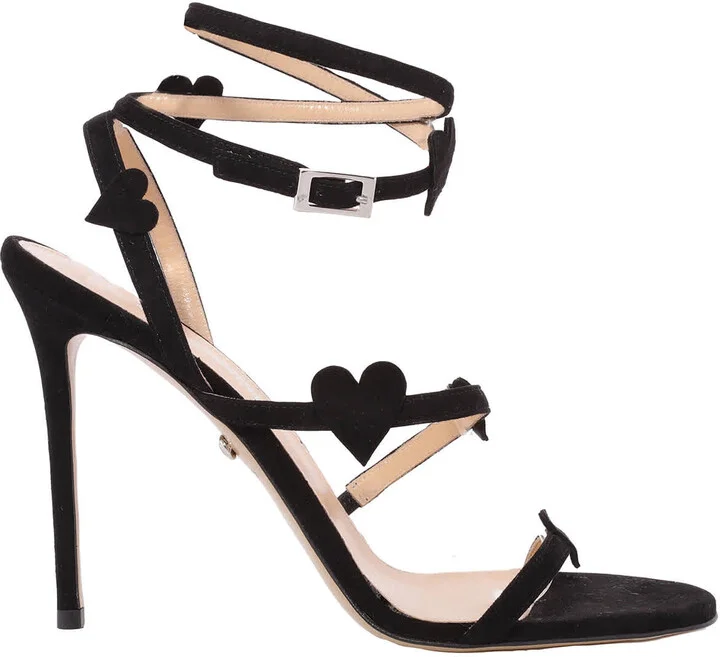 Petit Coeur Suede Sandals