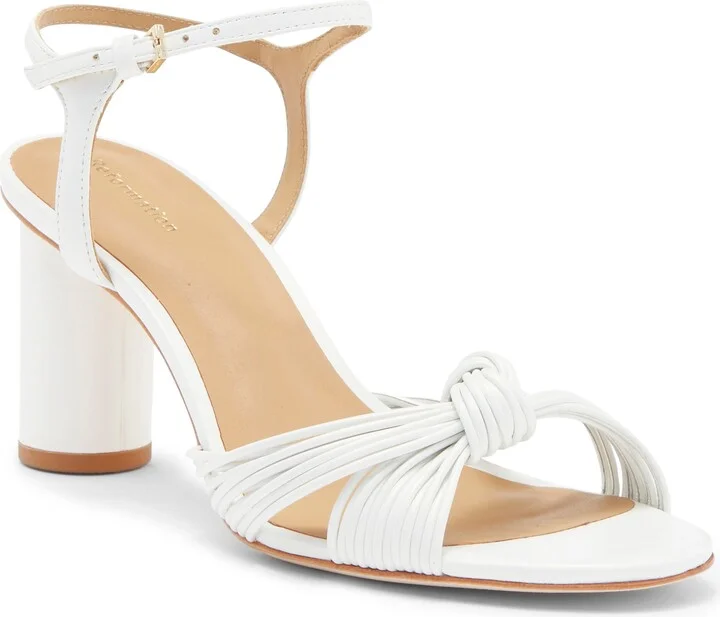 Petra Ankle Strap Cylinder Heel Sandal