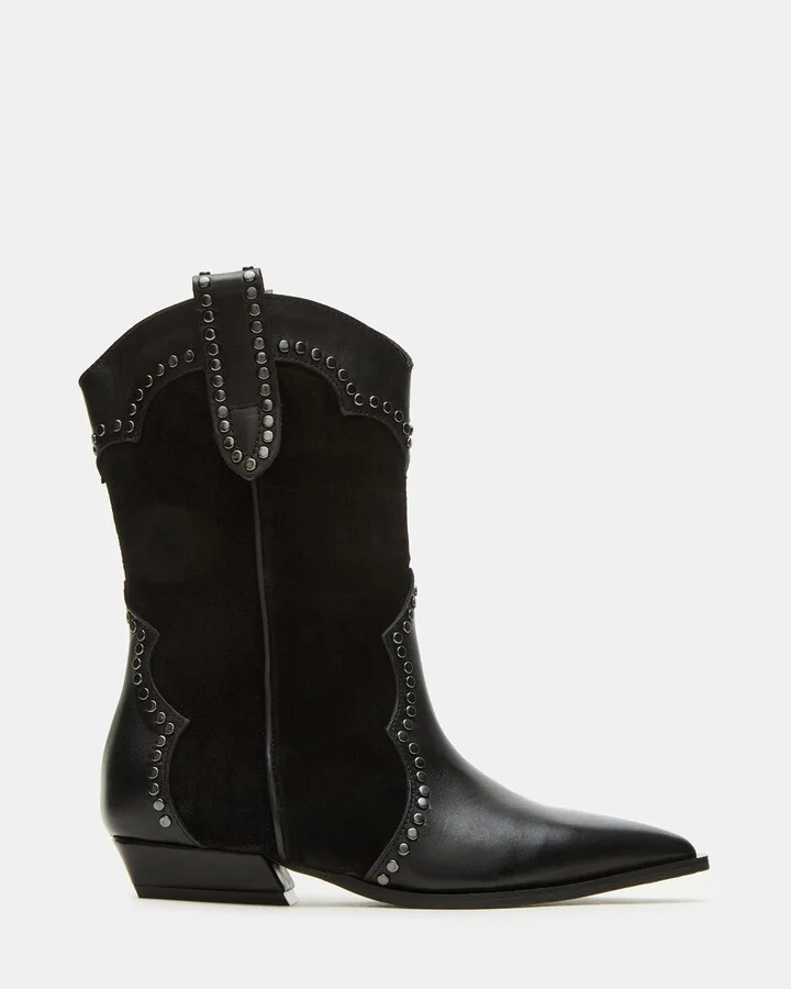 Petria Black Suede
