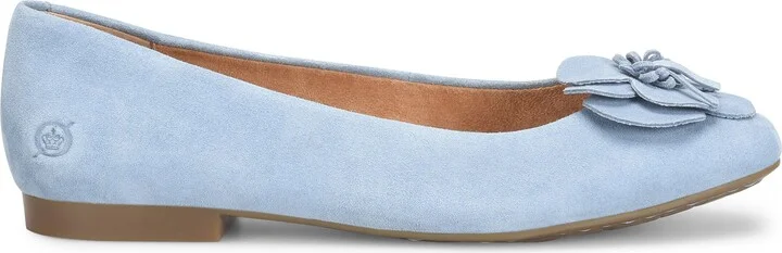 Petula Flower Embellished Flat - Image 3