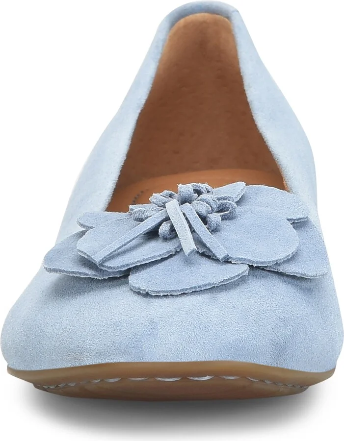 Petula Flower Embellished Flat - Image 4