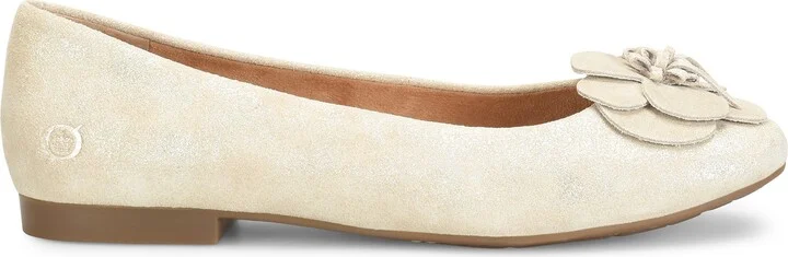 Petula Flower Embellished Flat - Image 9