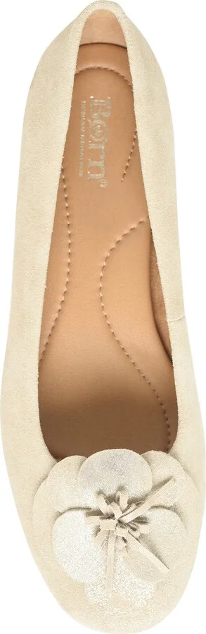 Petula Flower Embellished Flat - Image 11