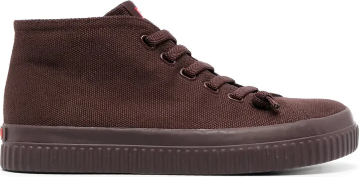 Peu laced high-top sneakers