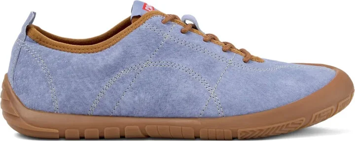 Peu Path lace-up nubuck leather sneakers