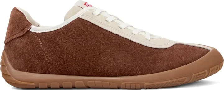 Peu Path Twins suede-panel sneakers