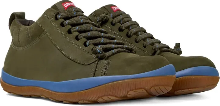Peu Pist GM lace-up nubuck leather sneakers - Image 2