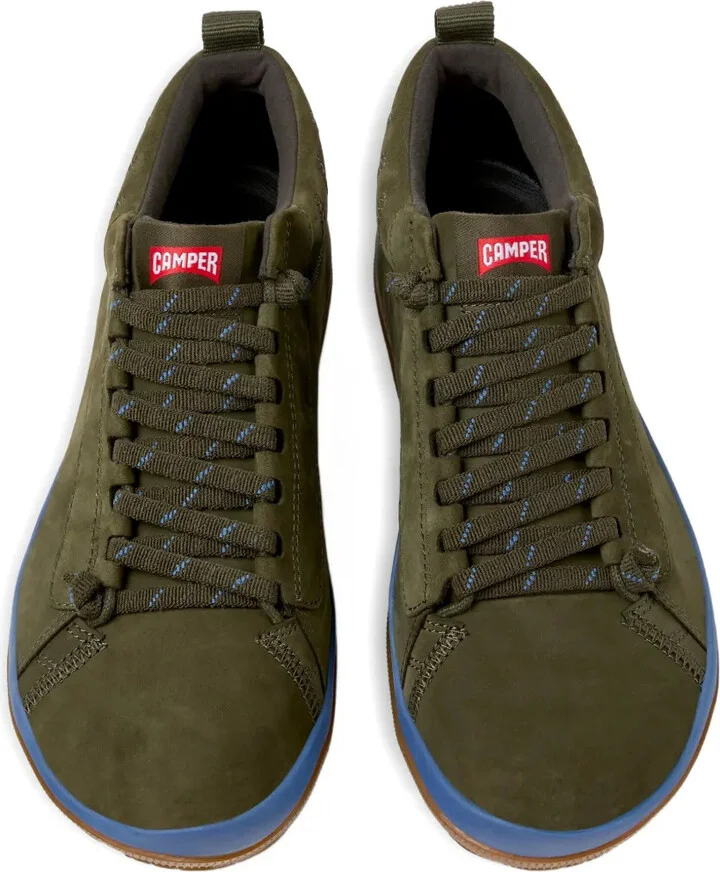 Peu Pist GM lace-up nubuck leather sneakers - Image 4