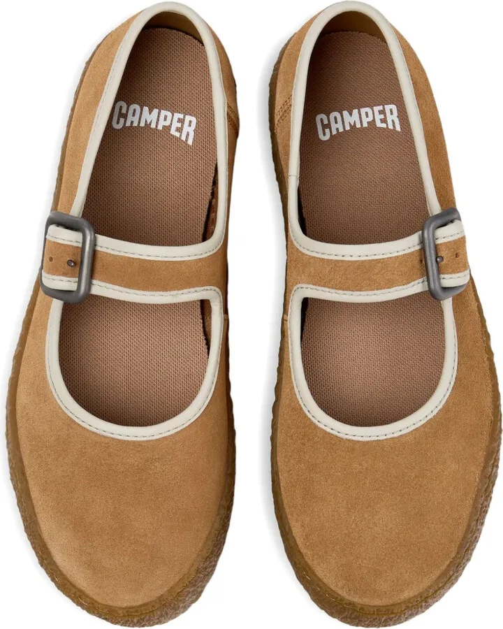 Peu Terreno buckle-strap suede ballet flats - Image 2