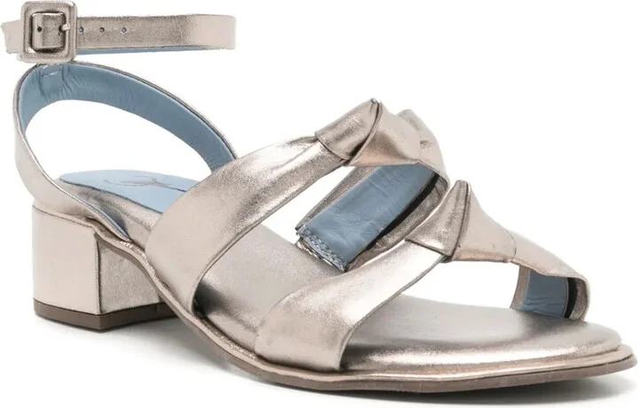 Pewter knot-detailing sandals - Image 2