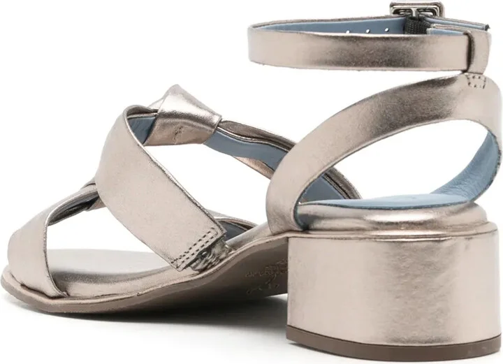 Pewter knot-detailing sandals - Image 3
