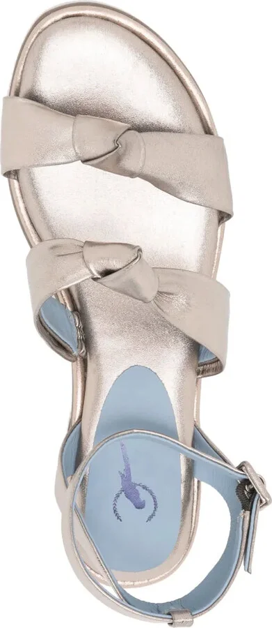 Pewter knot-detailing sandals - Image 4