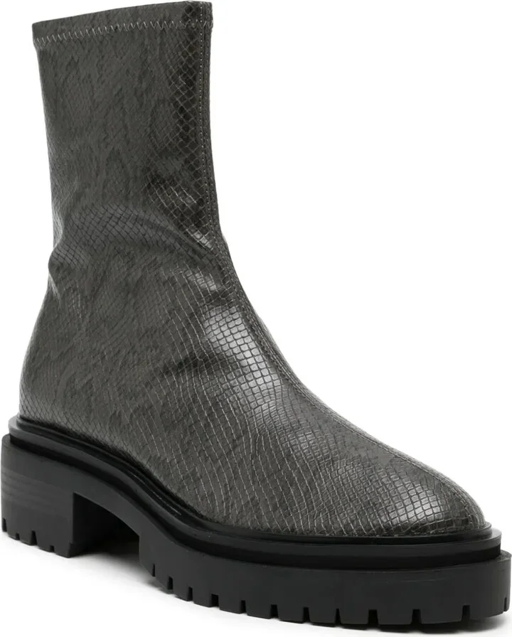 Peyton III 50mm snakeskin-effect boots - Image 2