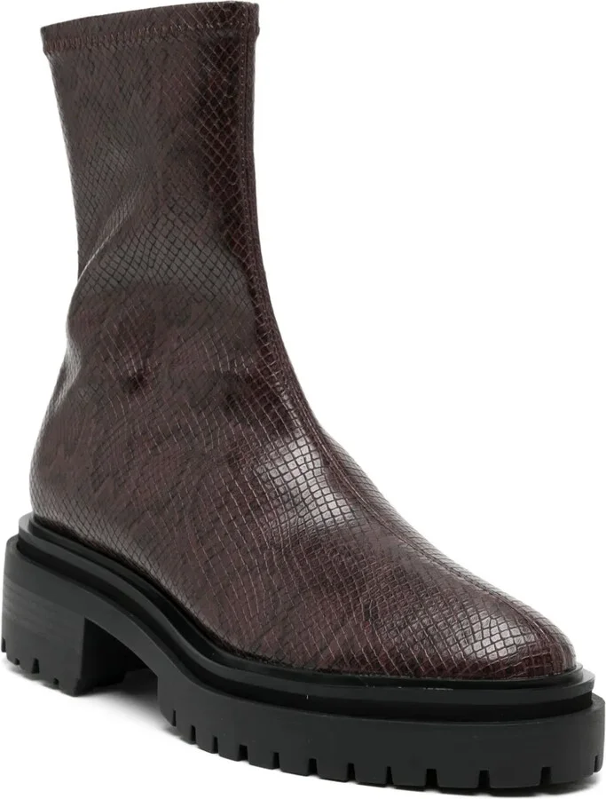 Peyton III 50mm snakeskin-effect boots - Image 2