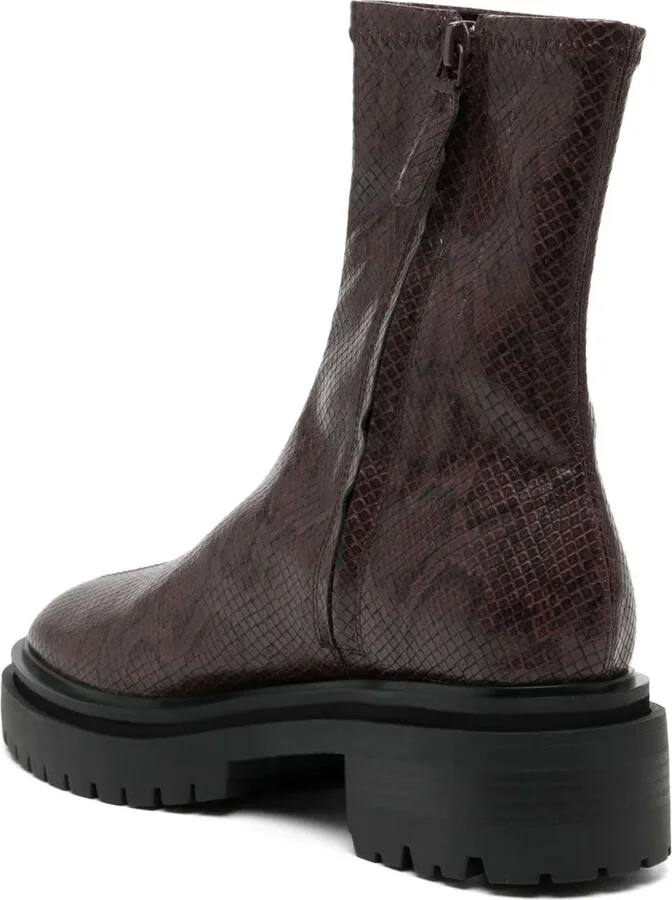 Peyton III 50mm snakeskin-effect boots - Image 3
