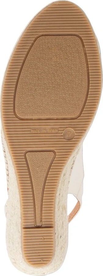 Peyton Slingback Espadrille Peep Toe Platform Wedge Sandal - Image 7