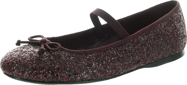 Phalon Womens Glitter Man Made Mary Janes