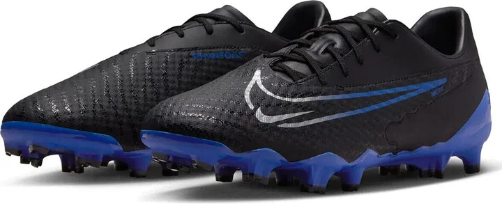 Phantom GX Academy FG/MG DD9473-040 Men 4.5 Black Blue Soccer Cleats TF3448