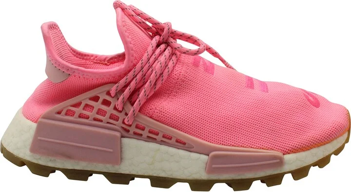 Pharrell x Adidas NMD HU Sneakers in Pink Polyester