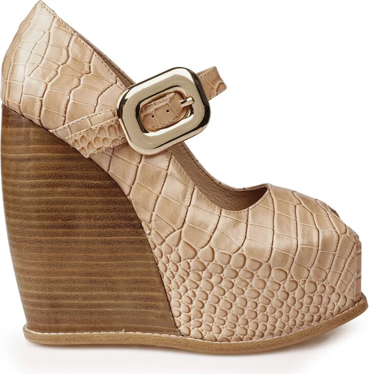Philipah Peep Toe Platform Wedge Sandal - Image 3