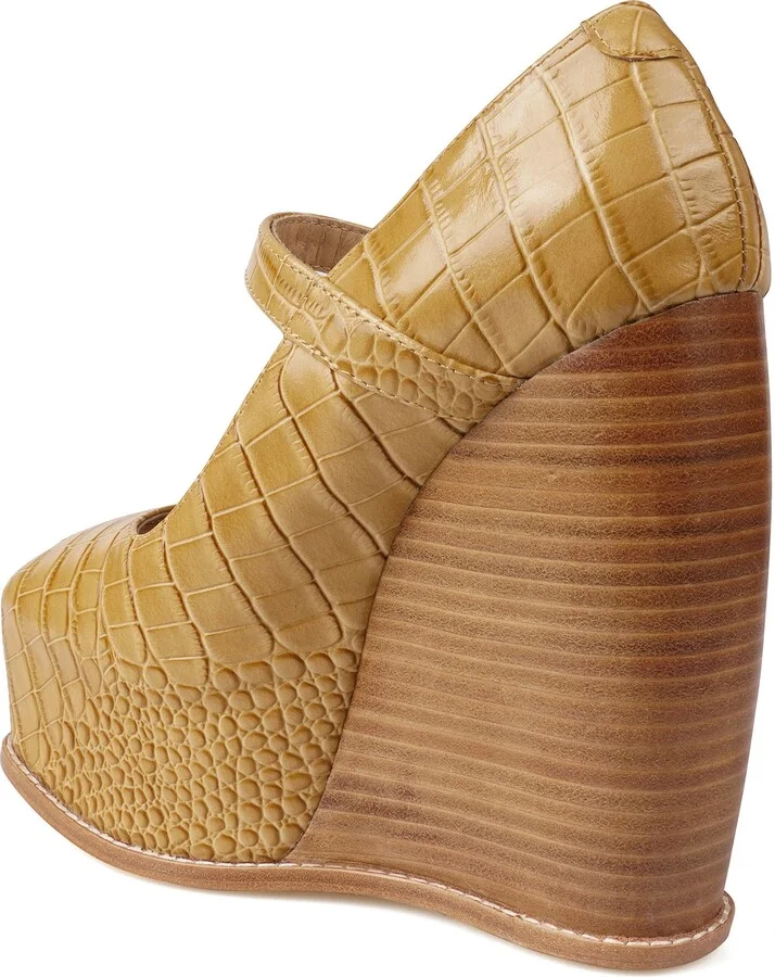 Philipah Peep Toe Platform Wedge Sandal - Image 8