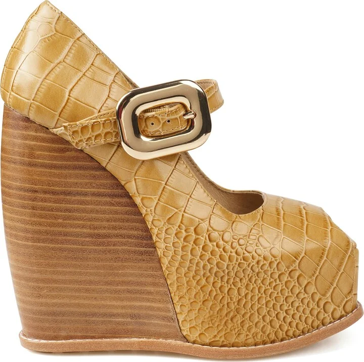 Philipah Peep Toe Platform Wedge Sandal - Image 9