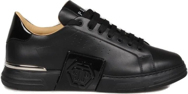 Philipp Plein Hexagon Lace-Up Sneakers