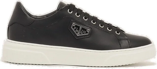 Philipp Plein Logo-Plaque Lace-Up Sneakers