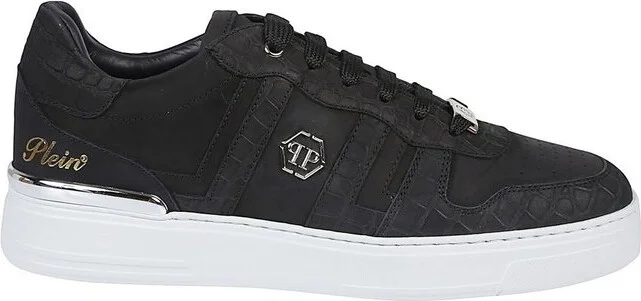 Philipp Plein Logo Plaque Lace-Up Sneakers