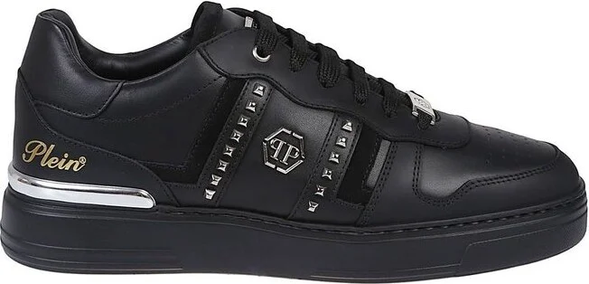 Philipp Plein Studded Lace-Up Sneakers