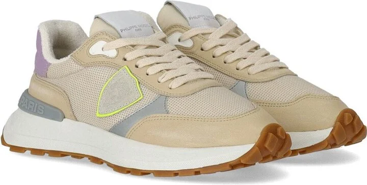 Philippe Model Antibes Low Beige Sneaker - Image 2