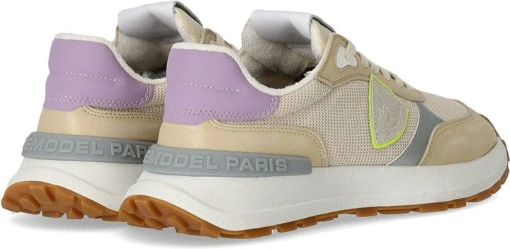 Philippe Model Antibes Low Beige Sneaker - Image 4