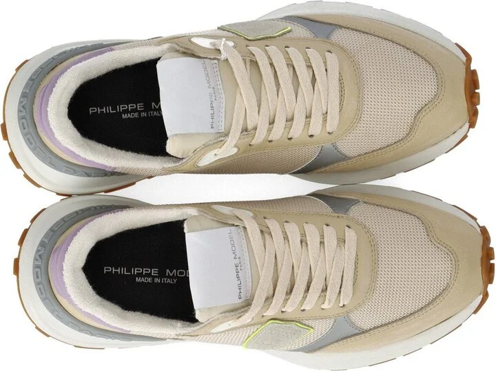 Philippe Model Antibes Low Beige Sneaker - Image 5