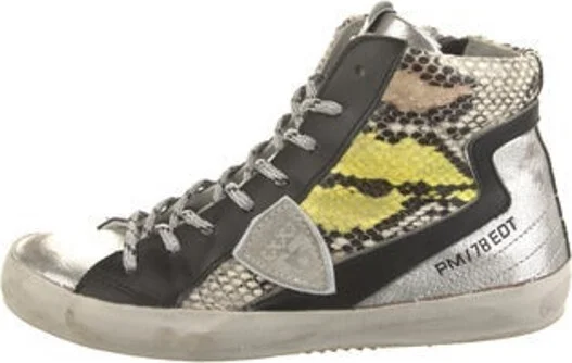 Animal Print, Black, Silver