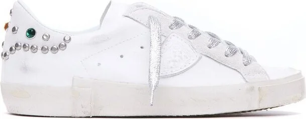 Philippe Model Embellished Low-Top Sneakers
