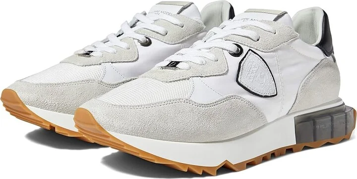 Philippe Model La Rue Sneaker Men's Shoes Mondial/Blanc Noir : EU 44 (US Men's 11) M, Leather/Textile