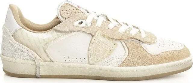 Philippe Model Logo Patch Lace-Up Sneakers