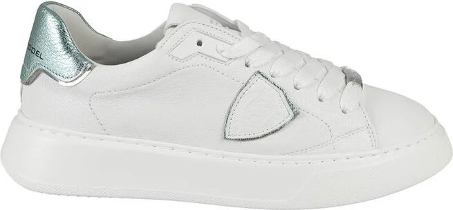 Philippe Model Logo-Patch Lace-Up Sneakers
