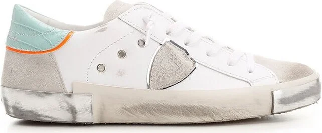 Philippe Model Logo Patch Low-Top Sneakers