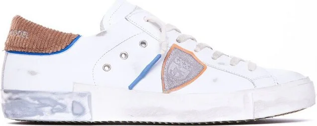 Philippe Model Logo Patch Low-Top Sneakers