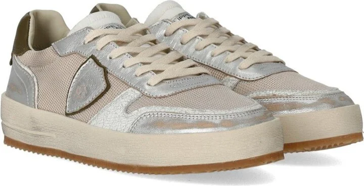 Philippe Model Nice Beige Military Sneaker - Image 2