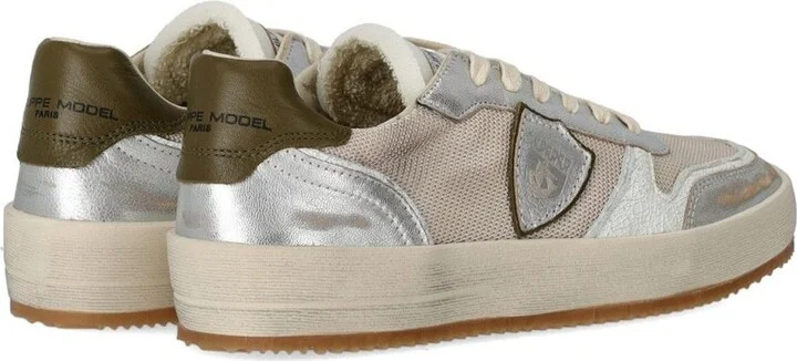 Philippe Model Nice Beige Military Sneaker - Image 4