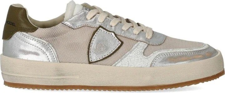 Philippe Model Nice Beige Military Sneaker