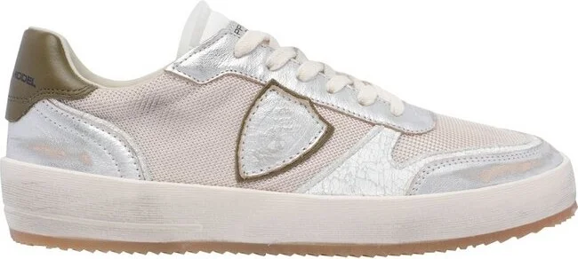 Philippe Model Nice Logo Patch Low-Top Sneakers