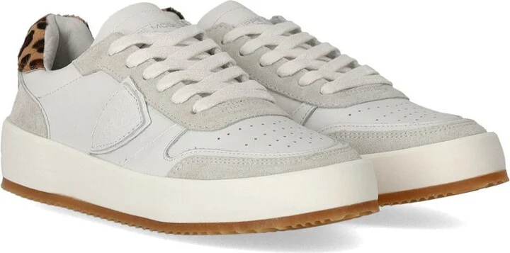 Philippe Model Nice Low Animalier White Sneaker - Image 2