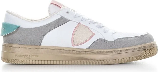 Philippe Model Panelled Low-Top Sneakers