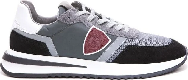 Philippe Model Paris Logo Patch Low-Top Sneakers